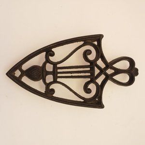 Vintage Cast Iron Footed Trivet